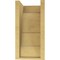 Ekena Millwork 7"W x 7"D x 14"H Wide Asheboro Rough Cedar Woodgrain TimberThane Corbel, Primed Tan CORUR07X07X14ASHRCPR - alternate 4